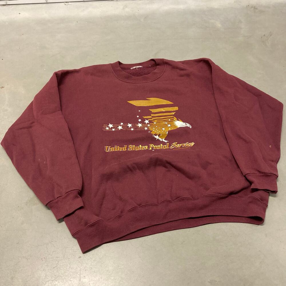 vintage 90s postal service sweatshirt